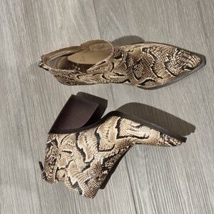 Vince Camuto Leather Short Boots